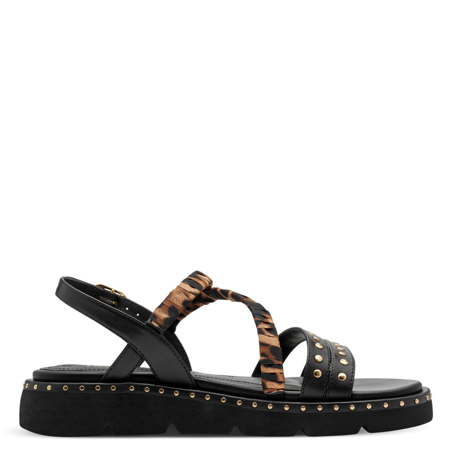 Tamaris 28227-46 Sandals-Black Combi