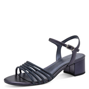 Tamaris 28248 Ladies Heels-Navy Glitter