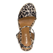 Tamaris 28300 Wedge Sandals-Leopard