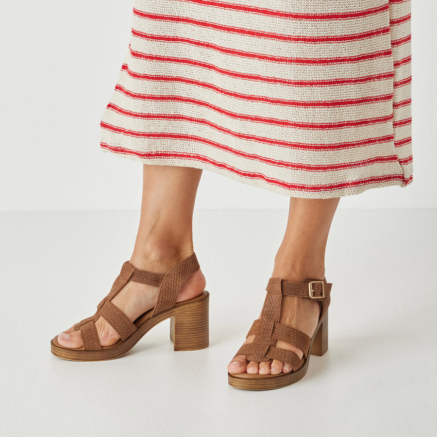 Tamaris 28302-46 Ladies' Heels-Brown