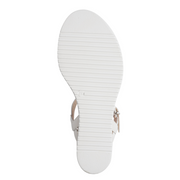 Tamaris 28334 Wedge Sandal-White