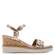 Tamaris 28334 Wedge Sandal-Bronze