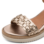 Tamaris 28334 Wedge Sandal-Bronze