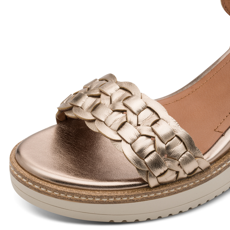 Tamaris 28334 Wedge Sandal-Bronze