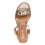 Tamaris 28334 Wedge Sandal-Bronze