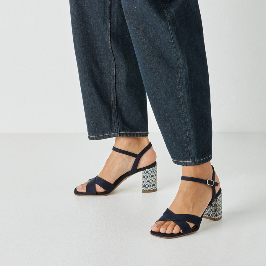 Tamaris 28362-46 Heels-Navy Combi