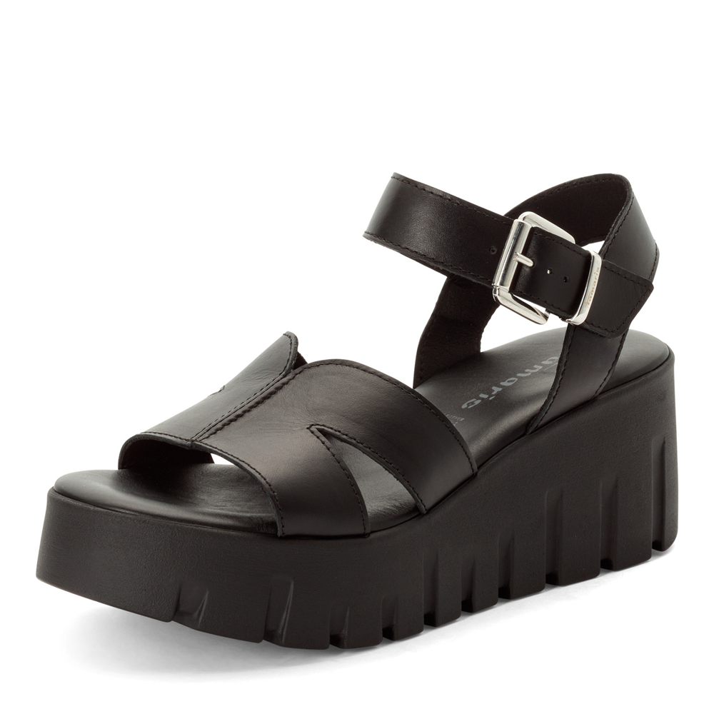 Tamaris 28722-46 Ladies Sandal-Black