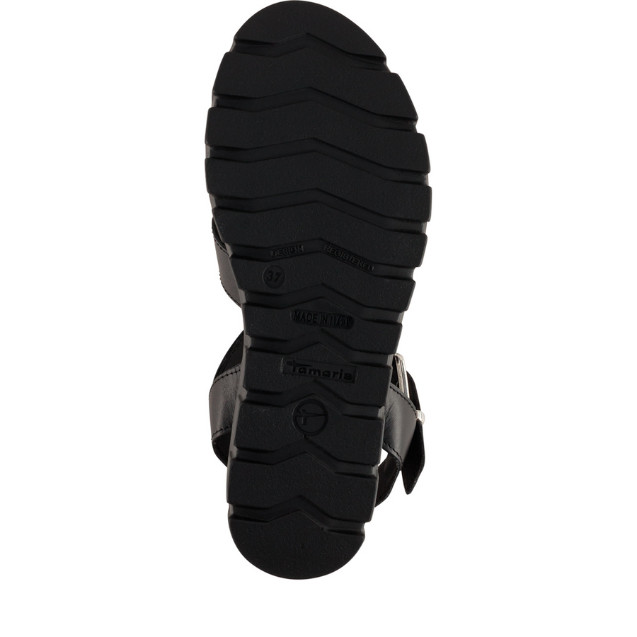 Tamaris 28722-46 Ladies Sandal-Black