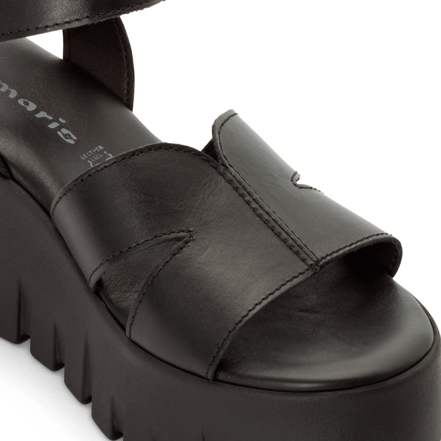 Tamaris 28722-46 Ladies Sandal-Black