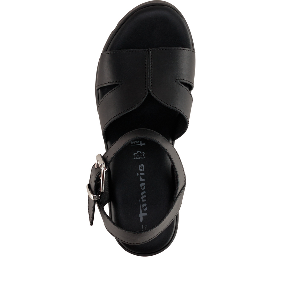 Tamaris 28722-46 Ladies Sandal-Black