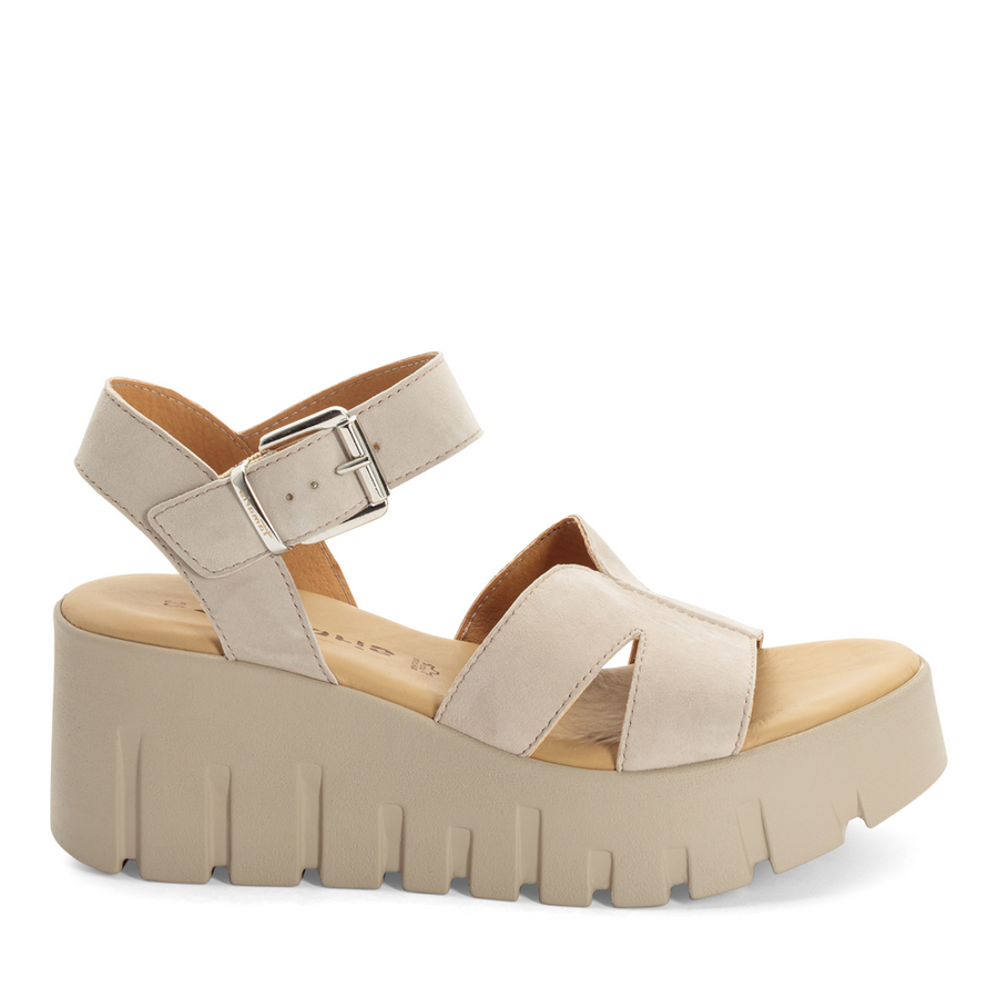 Tamaris 28722-46 Ladies Sandal-Taupe