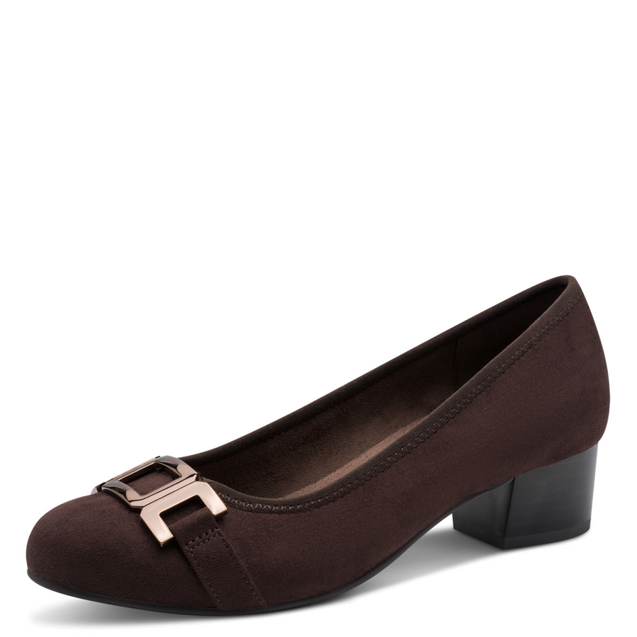 Jana 22369-45-304 Ladies Heels-Brown H