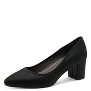 Jana 22461-46 Ladies Heels-Black Metallic H