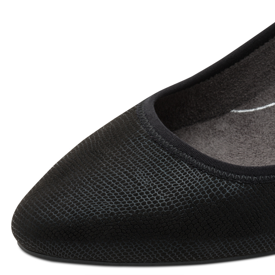Jana 22461-46 Ladies Heels-Black Metallic H
