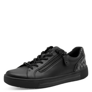 Jana 23660-42 Ladies Sneaker-Black Leopard H