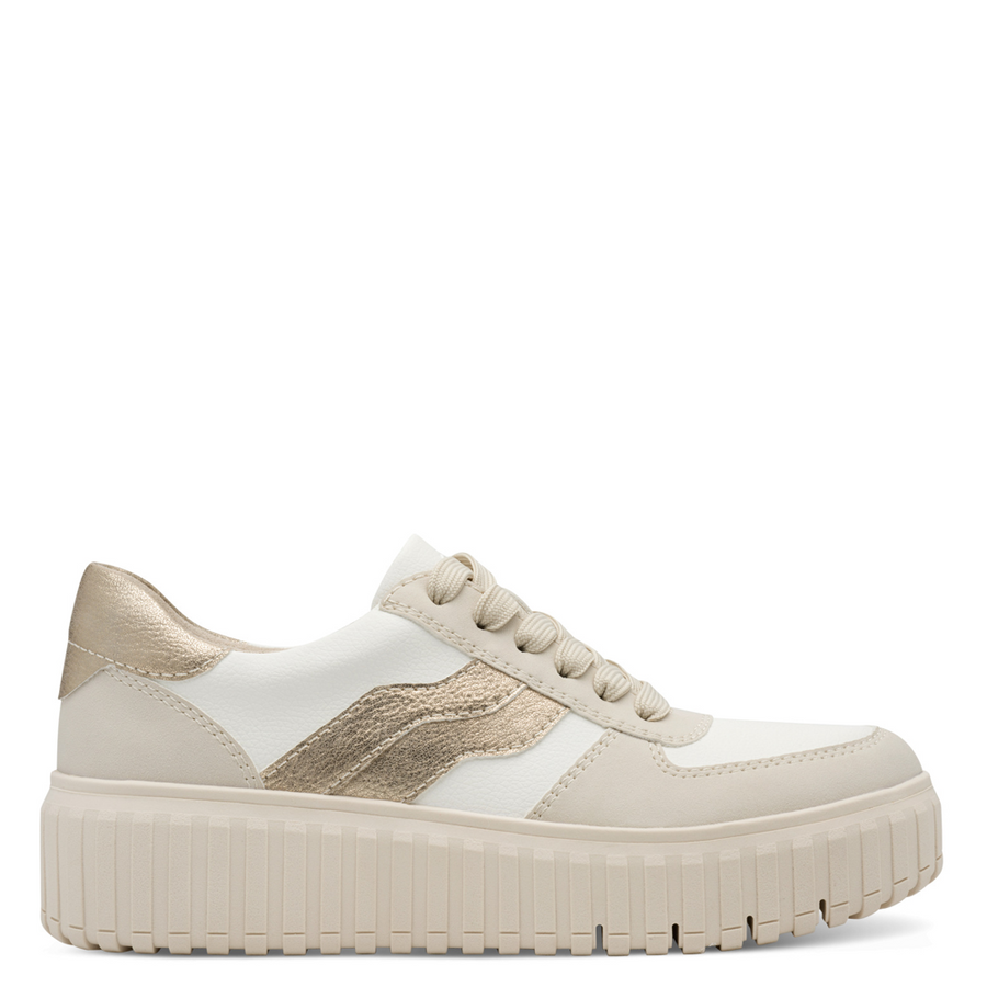 Jana 23666-45 Sneaker-Beige Multi H