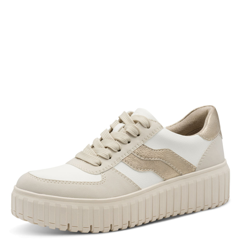 Jana 23666-45 Sneaker-Beige Multi H