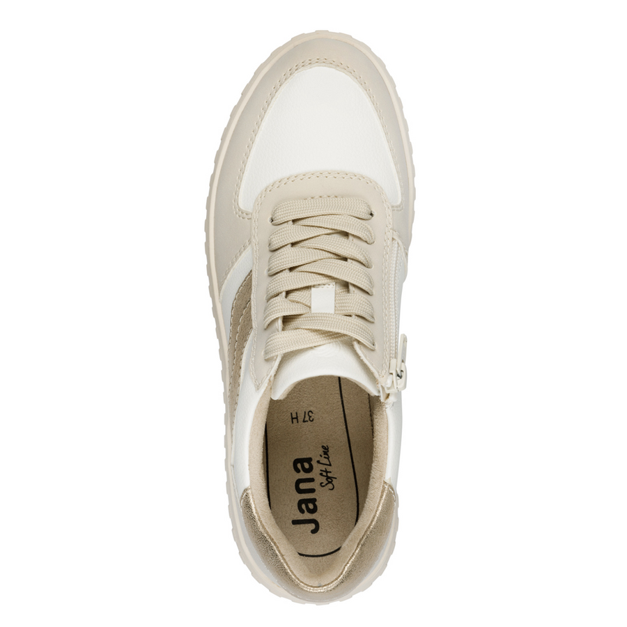 Jana 23666-45 Sneaker-Beige Multi H