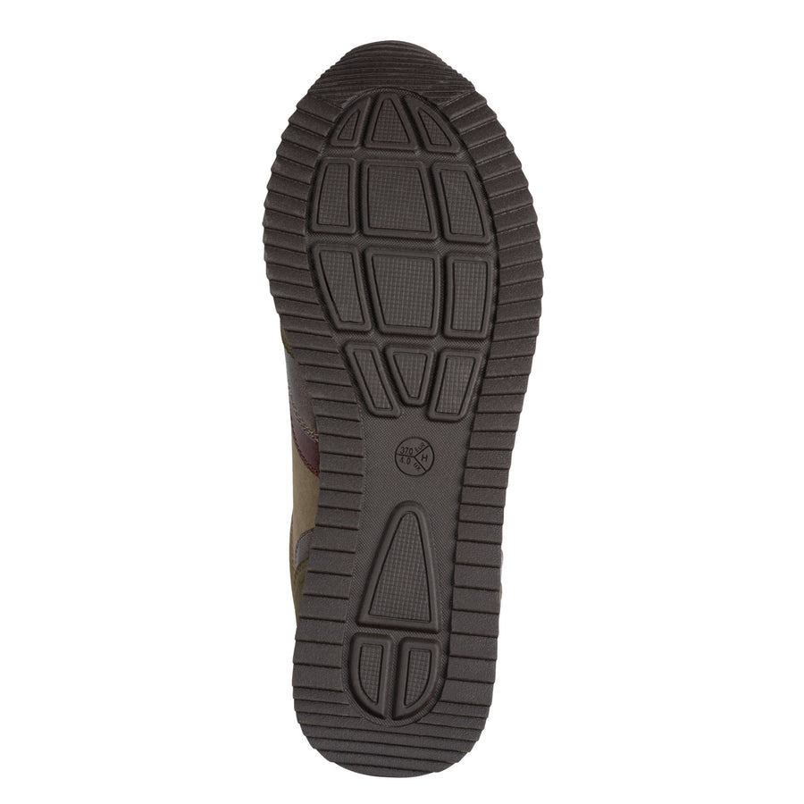 Jana 23774-43 Ladies' Sneaker-OLIVE COMBI H