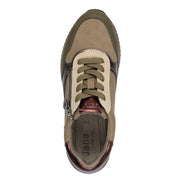 Jana 23774-43 Ladies' Sneaker-OLIVE COMBI H
