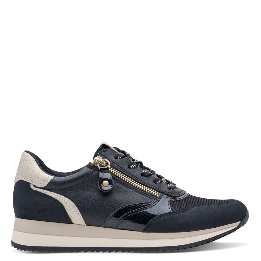 Jana 23774-43-805 Ladies Sneaker-Navy H