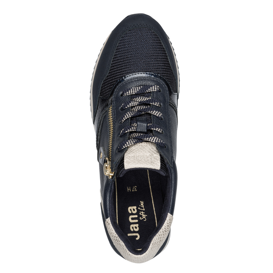 Jana 23774-43-805 Ladies Sneaker-Navy H