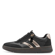 Jana 23784-44 Ladies' Sneaker-BLACK COMBI H