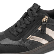 Jana 23784-44 Ladies' Sneaker-BLACK COMBI H