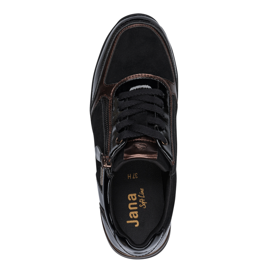 Jana 23789-47-001 Ladies' Shoes-Black H