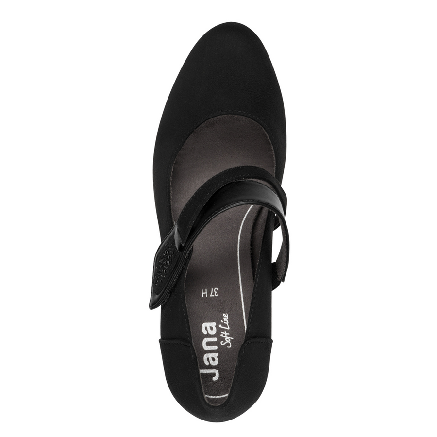 Jana 24464-42 Ladies Heels-Black H