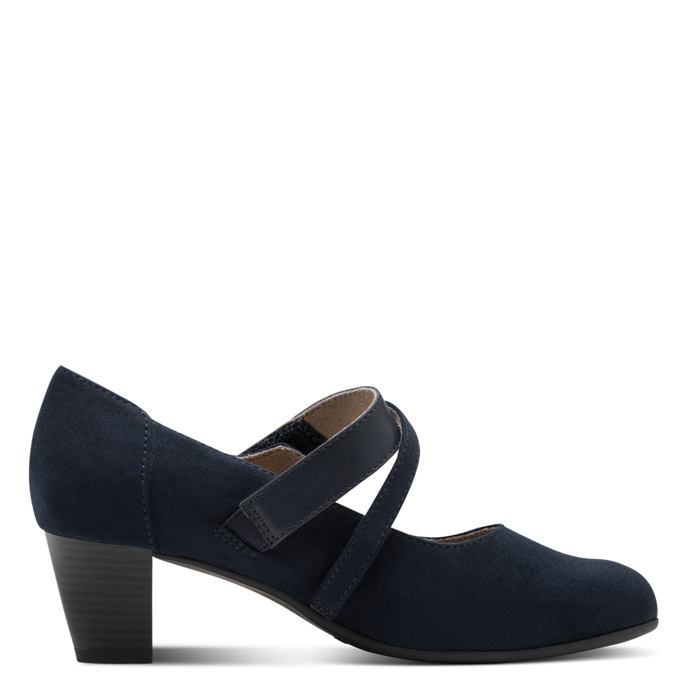 Jana 24464-42 Ladies Heels-Navy H