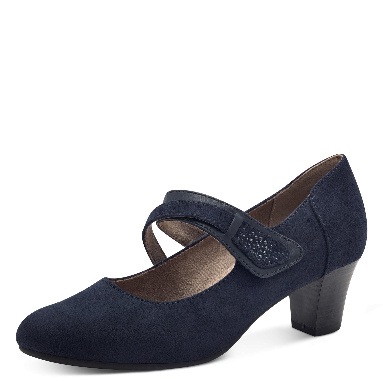 Jana 24464 Ladies Heels-Navy