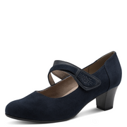 Jana 24464-42 Ladies Heels-Navy H