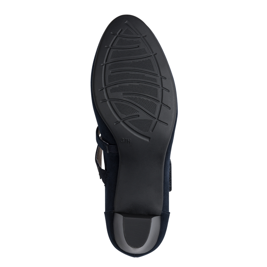 Jana 24464-42 Ladies Heels-Navy H