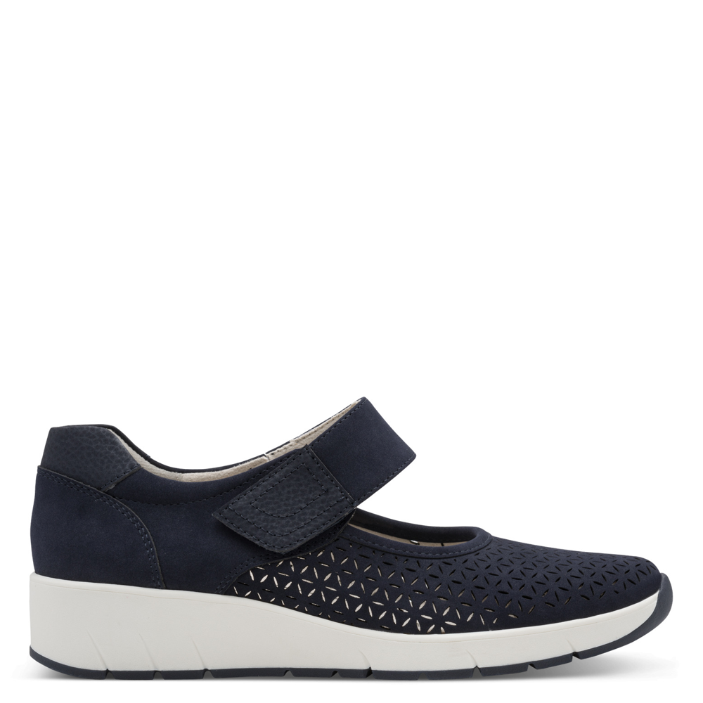 Jana 24664-42 Ladies Shoe-Navy H
