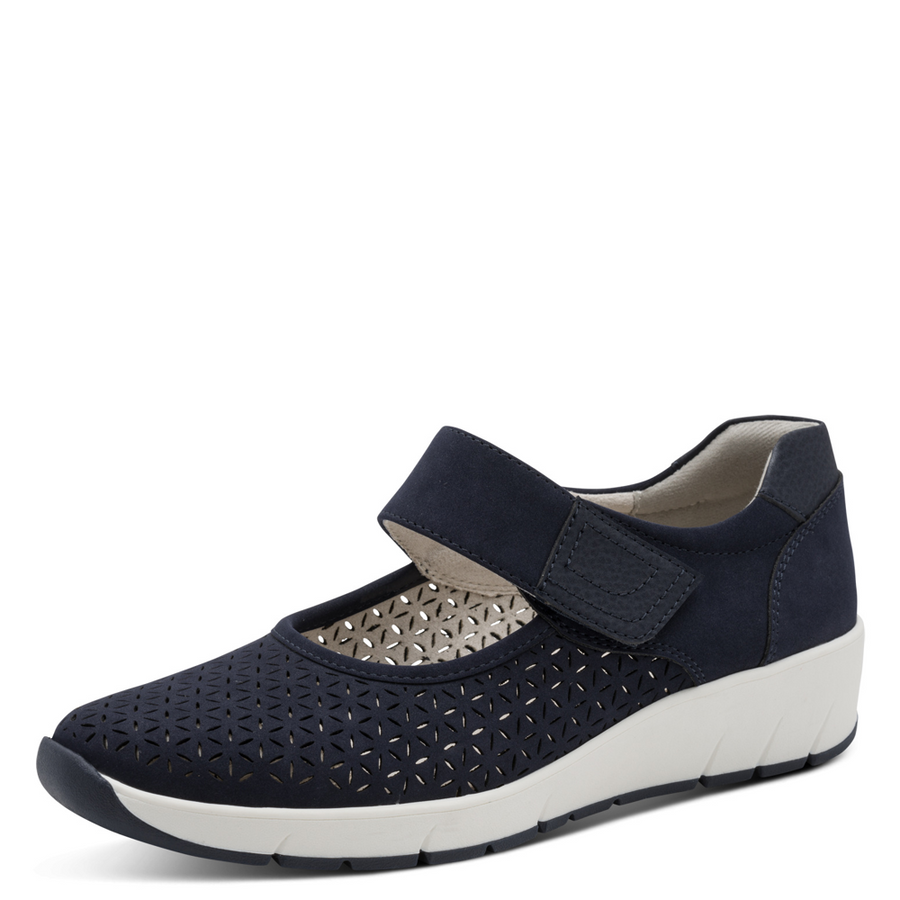 Jana 24664-42 Ladies Shoe-Navy H