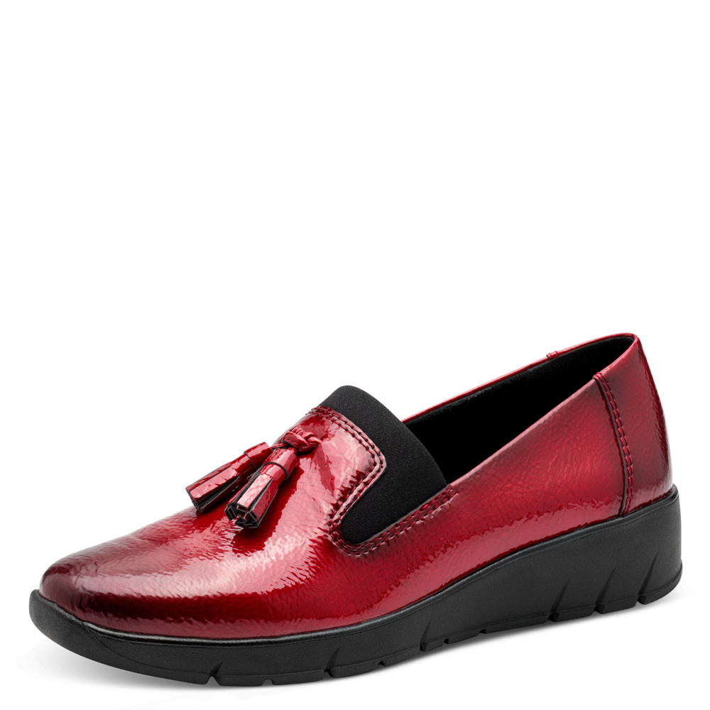Jana 24668-45 Loafer-Red Patent