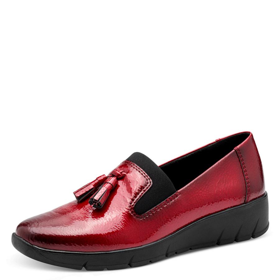 Jana 24668-45 Loafer-Red Patent