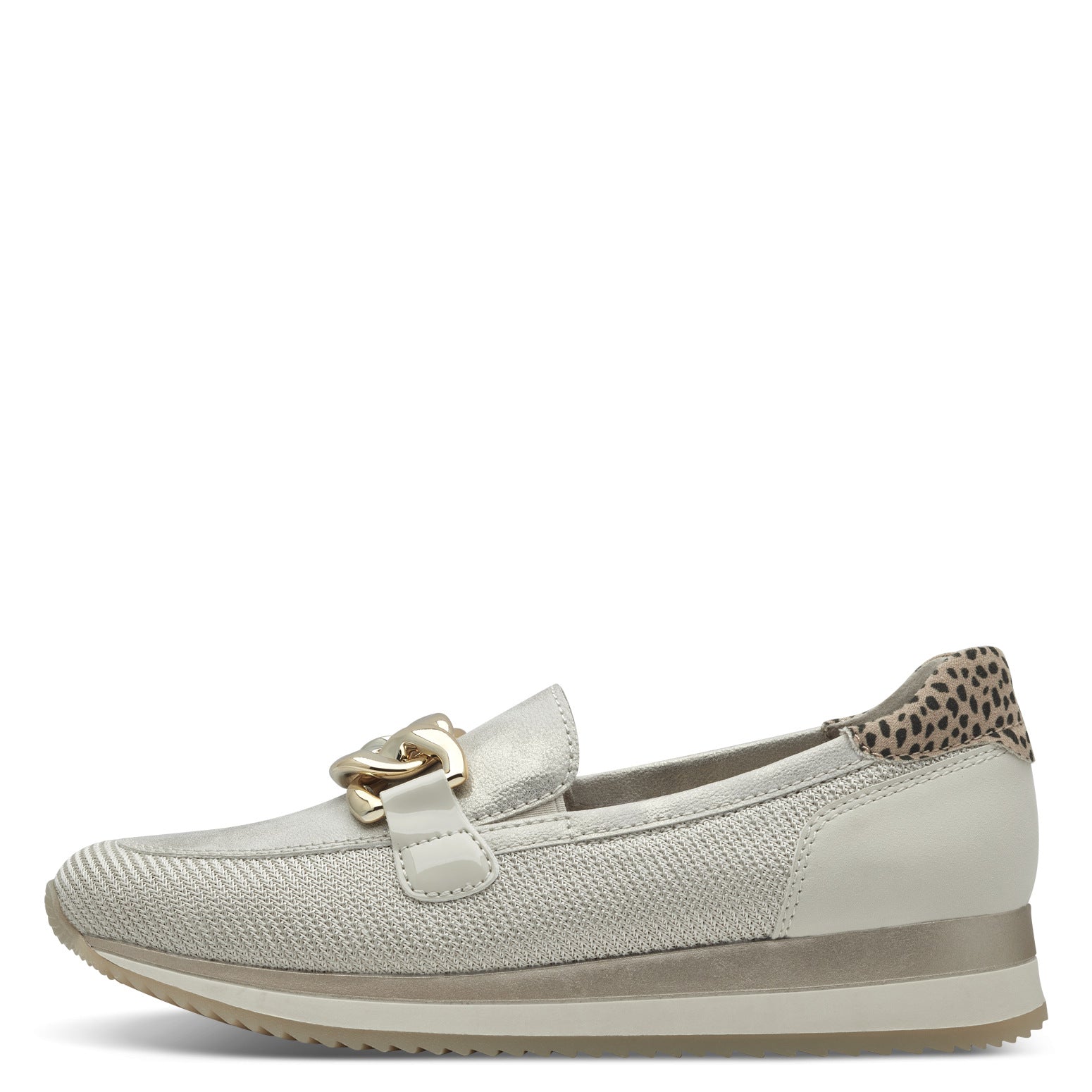 Jana 24766-42 Ladies Loafer-Beige/Gold H