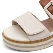 Jana 28266-44 Ladies Sandal-Beige Multi H