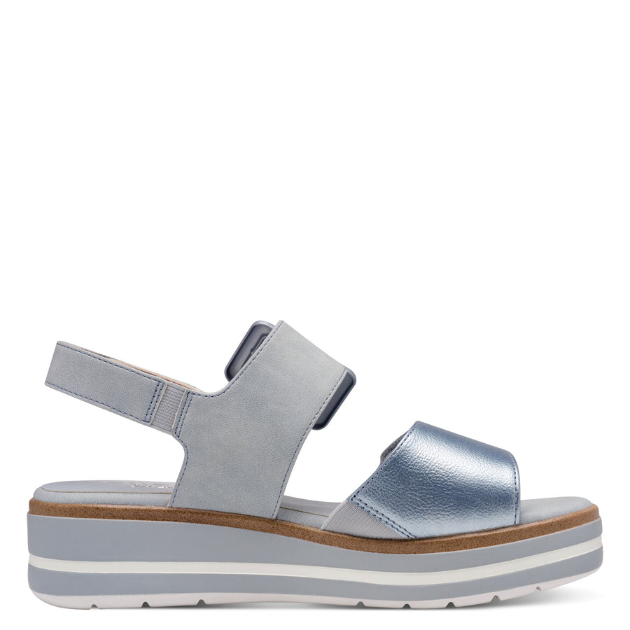 Jana 28266-44 Ladies Sandal-Sky Blue H