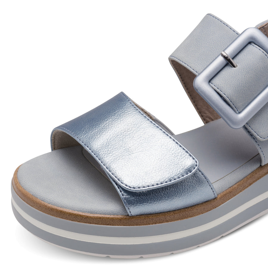Jana 28266-44 Ladies Sandal-Sky Blue H
