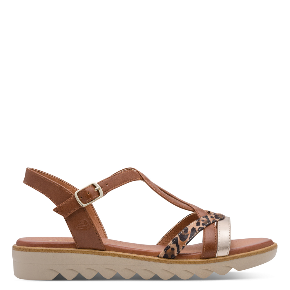 Jana 28278-46 Sandal-Cognac H
