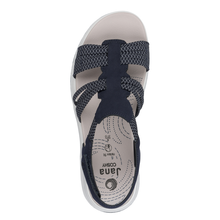 Jana 28660-46 Sandals-Navy H