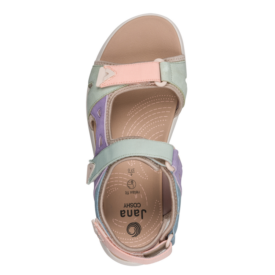 Jana 28662-46 Sandal-Rose Multi H