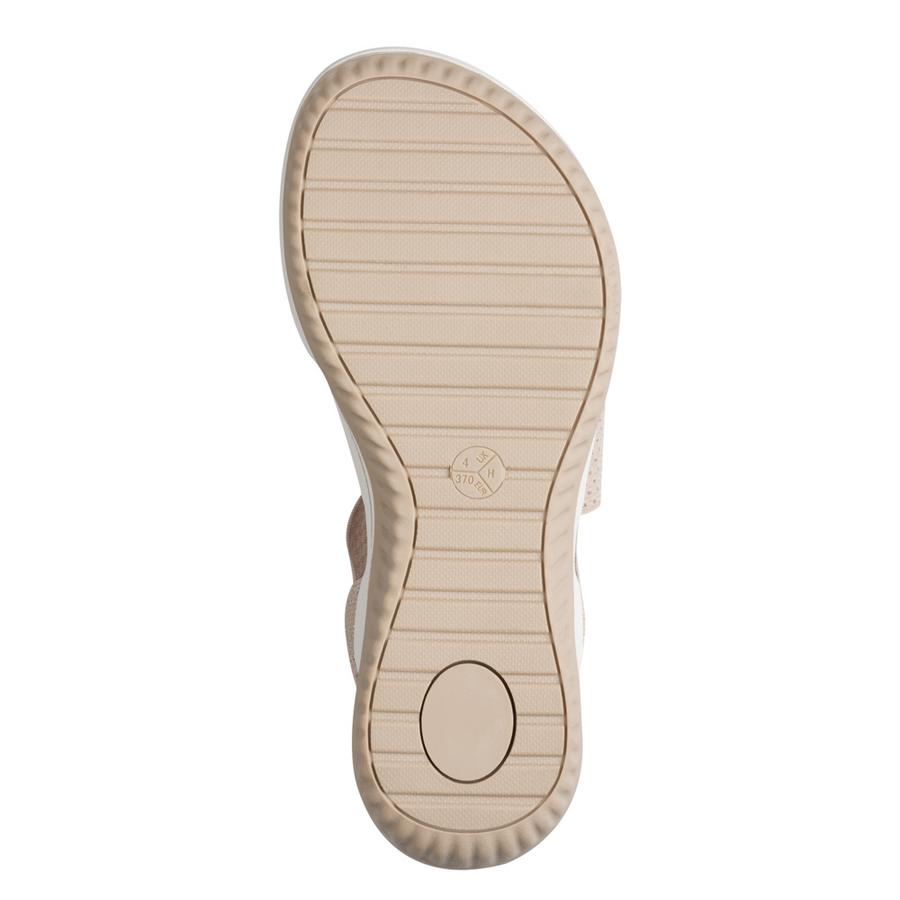 Jana Coshy 28768-42 Sandal-Beige/Gold H
