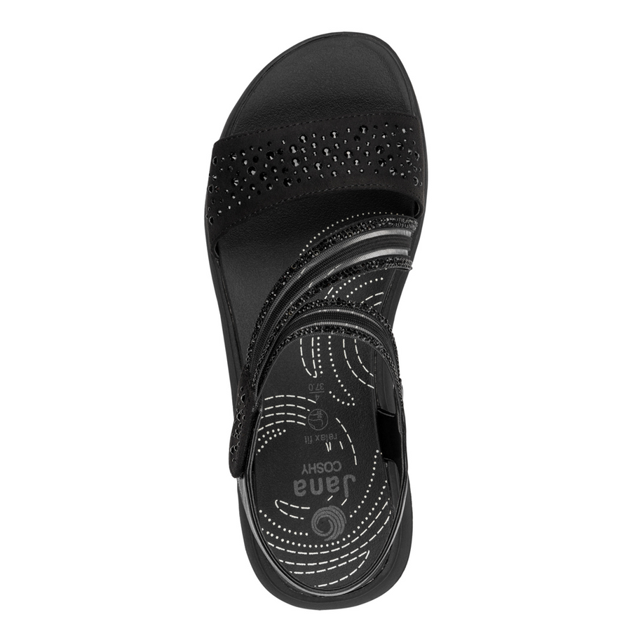 Jana 28771-46 Sandal-Black H