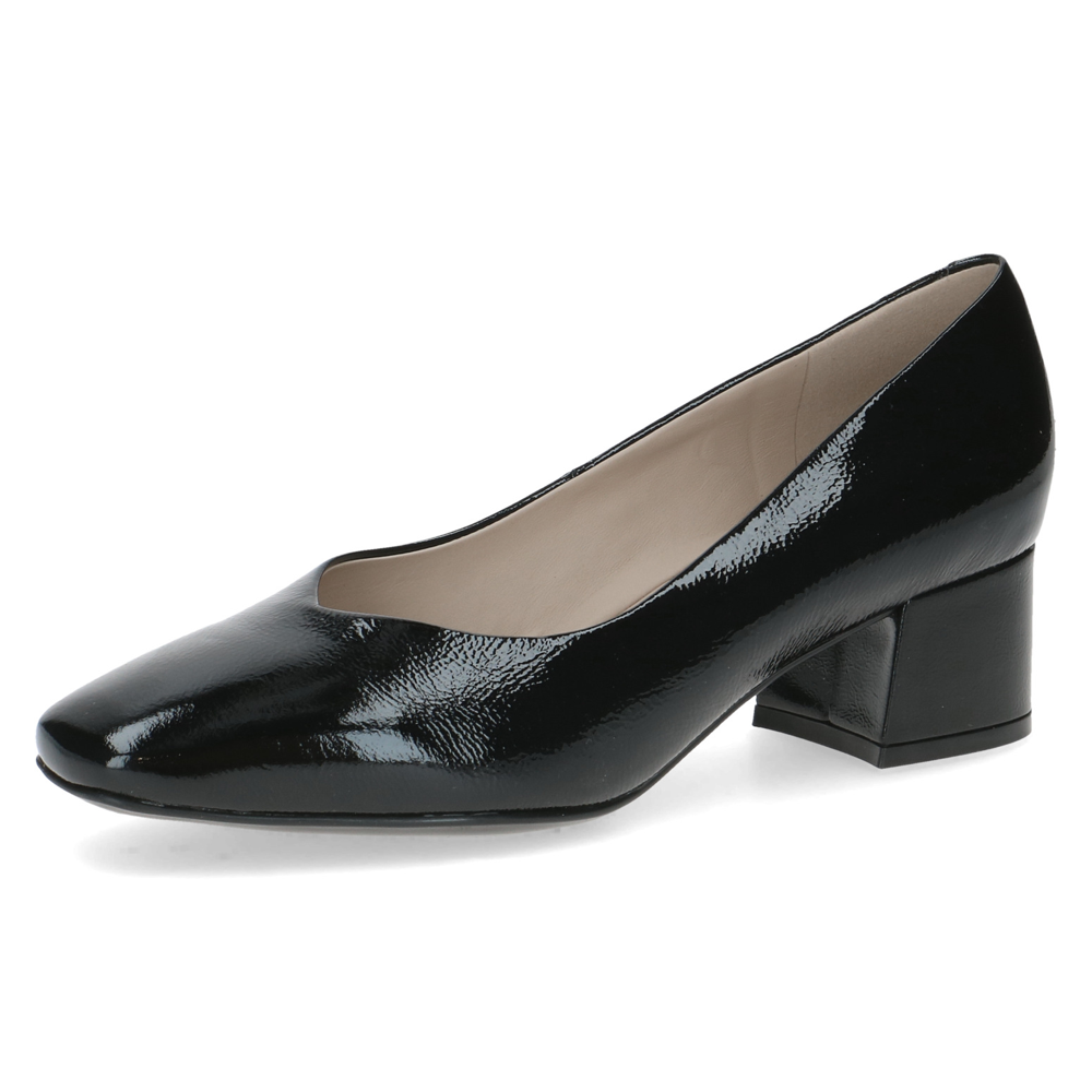 Caprice 22315 Ladies Heels-Black Patent