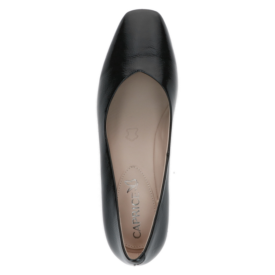 Caprice 22315 Ladies Heels-Black Patent
