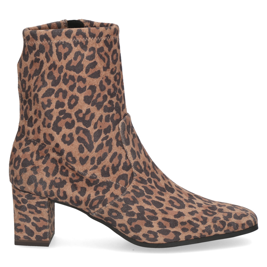 Caprice 25354-41 Ankle Boot-Black Leopard